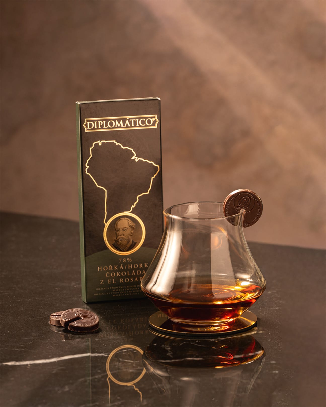Parovanie rum cokolada